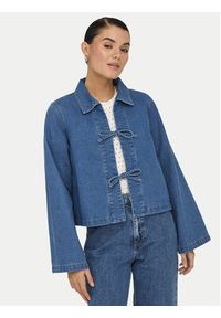 only - ONLY Kurtka jeansowa Thora 15357228 Niebieski Regular Fit. Kolor: niebieski. Materiał: bawełna #4