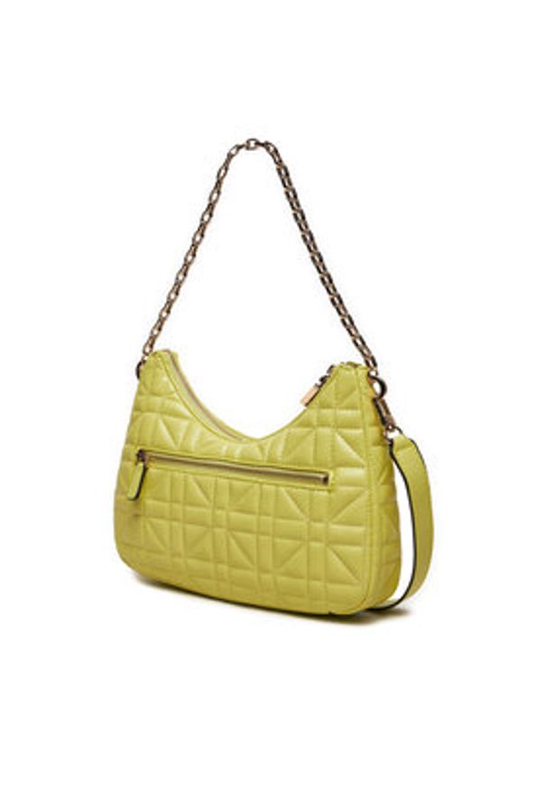 Guess Torebka Assia (QG) HWQG84 99180 Żółty. Kolor: żółty. Materiał: skórzane
