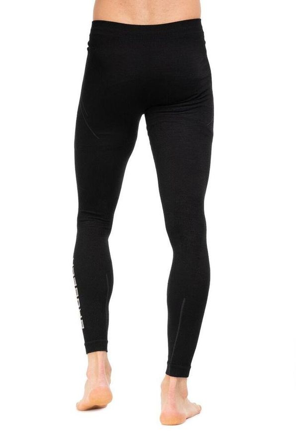 Brubeck - LEGINSY EXTREME WOOL LE11120 MĘSKIE-BLACK xxl. Kolor: czarny