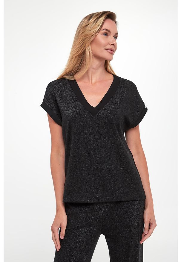 Sportalm - T-shirt damski lureksowy SPORTALM