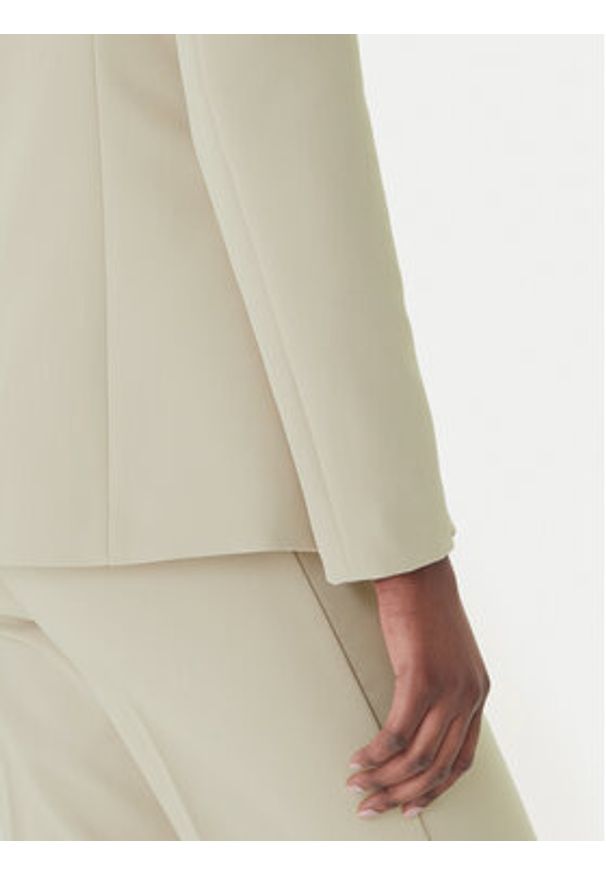 Rinascimento Spodnie palazzo CFC0127878003 Beżowy Wide Leg. Kolor: beżowy. Materiał: syntetyk