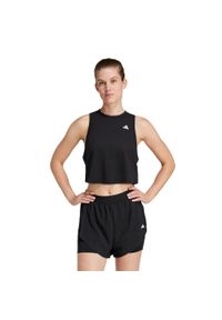 Adidas - Damski tank top adidas Workout Essentials Boxy. Kolor: czarny. Długość rękawa: na ramiączkach. Technologia: ClimaCool (Adidas). Sport: fitness #2