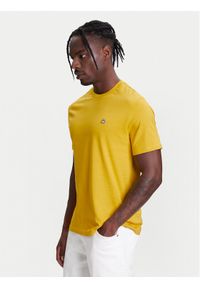 United Colors of Benetton - United Colors Of Benetton T-Shirt 3MI5J1AF7 Żółty Regular Fit. Kolor: żółty. Materiał: bawełna