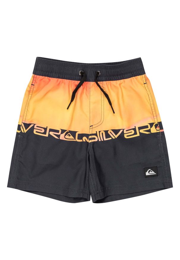 Szorty kąpielowe dziecięce Quiksilver Everyday Straight Volley 12". Kolor: pomarańczowy, wielokolorowy, żółty