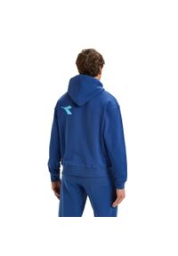 Diadora - Bluza DIADORA HOODIE MANIFESTO. Kolor: niebieski
