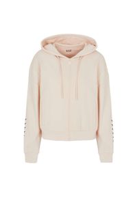 EA7 - Bluza Ea7 Damskie. Kolor: różowy. Materiał: bawełna, elastan. Sport: fitness #1