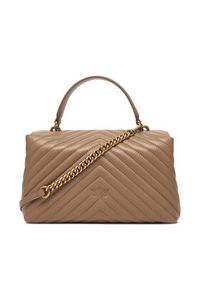Pinko Torebka Love Lady Puff Classic Cl Brązowy. Kolor: brązowy. Materiał: skórzane #5