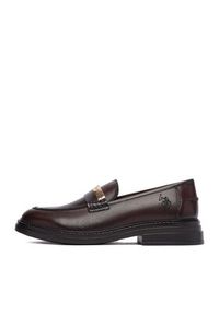 U.S. Polo Assn. Loafersy EO-ALYA001W/6L1 Brązowy ciemny. Kolor: brązowy. Materiał: skóra #8