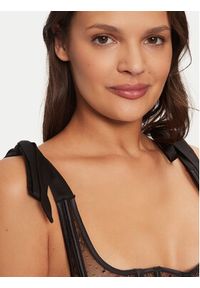 TwinSet - TWINSET Biustonosz z fiszbiną 242LL6JYY Czarny. Kolor: czarny. Materiał: syntetyk #3