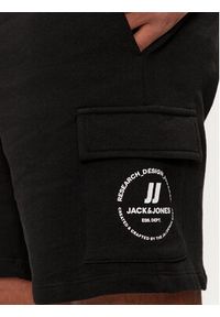 Jack & Jones - Jack&Jones Szorty sportowe Jpstswift 12249930 Czarny Regular Fit. Kolor: czarny. Materiał: bawełna. Styl: sportowy