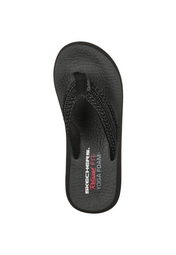 skechers - Plaskanie Skechers Asana - Hidden Valle, Kobiety. Kolor: czarny. Materiał: materiał
