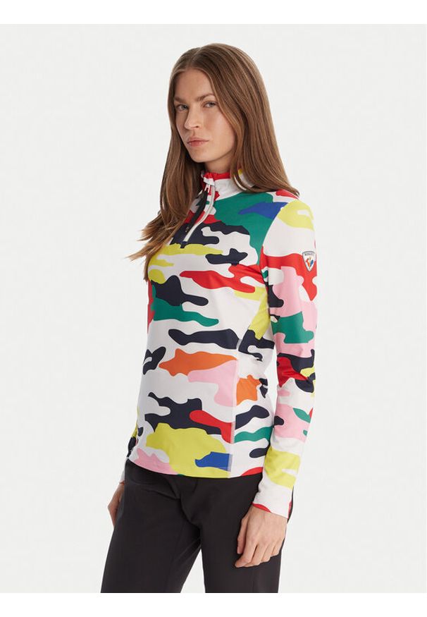 Rossignol Bluza techniczna RLOWL11 Kolorowy Slim Fit. Materiał: syntetyk. Wzór: kolorowy