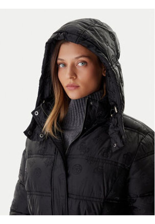 Guess Kurtka zimowa W5BL44 W2912 Czarny Regular Fit. Kolor: czarny. Materiał: syntetyk. Sezon: zima