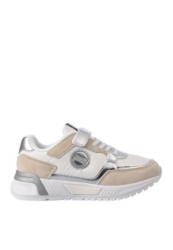 Buty do chodzenia dla dzieci Colmar Dalton Lux. Zapięcie: sznurówki. Kolor: biały, wielokolorowy. Materiał: guma, tkanina, zamsz, materiał, syntetyk. Szerokość cholewki: normalna. Sport: turystyka piesza