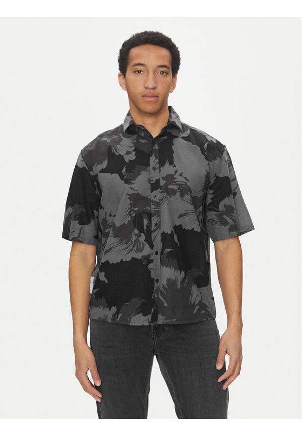 Only & Sons Koszula Caiden 22032123 Szary Relaxed Fit. Kolor: szary. Materiał: bawełna, len