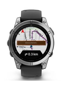 GARMIN - Garmin Fenix E 47mm Srebrny. Kolor: srebrny. Materiał: włókno. Styl: sportowy, militarny #11