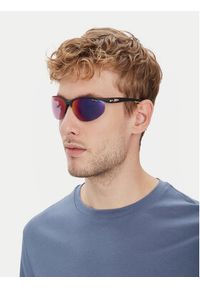 Nike Okulary przeciwsłoneczne Aerial E DZ7353 011 Czarny. Kolor: czarny