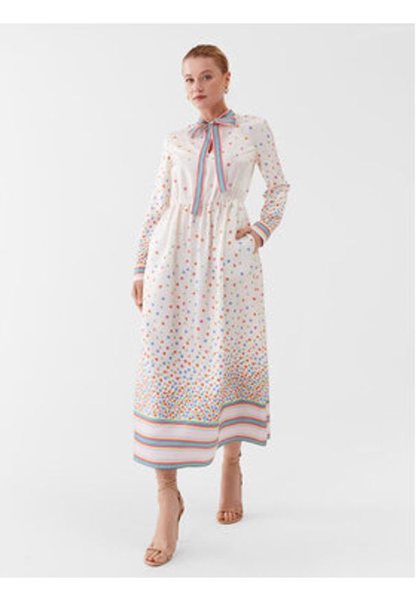 Red Valentino Sukienka codzienna 2R3VAGR0 Kolorowy Regular Fit. Okazja: na co dzień. Materiał: jedwab. Wzór: kolorowy. Typ sukienki: proste. Styl: casual