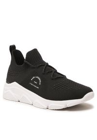 Karl Lagerfeld - KARL LAGERFELD Sneakersy KL51638 Czarny. Kolor: czarny. Materiał: materiał #5