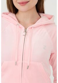 Juicy Couture - JUICY COUTURE Różowa bluza Madison Hoodie. Kolor: różowy #2