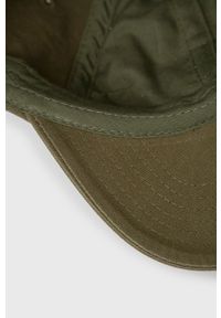 Deus Ex Machina czapka bawełniana kolor zielony z aplikacją. Kolor: zielony. Materiał: bawełna. Wzór: aplikacja #4