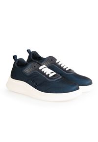 Baldinini Sneakersy "Vectra" | UE0407P00VECT | Sne U Vectra | Mężczyzna | Niebieski. Kolor: niebieski. Materiał: materiał, skóra