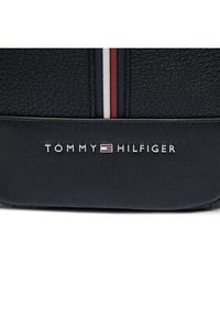 TOMMY HILFIGER - Tommy Hilfiger Saszetka Th Central Mini Reporter AM0AM11837 Czarny. Kolor: czarny. Materiał: skóra