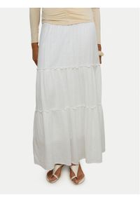 Vero Moda Spódnica maxi Keeley 10316487 Biały Regular Fit. Kolor: biały. Materiał: bawełna #1