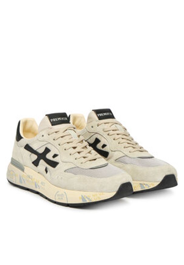Premiata Sneakersy Mick0.1 Var 8236 Szary jasny. Kolor: szary. Materiał: zamsz, skóra