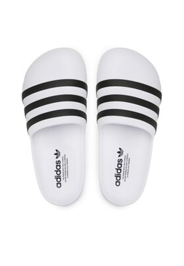 Adidas - adidas Klapki adifom adilette HQ7219 Biały. Kolor: biały. Materiał: syntetyk