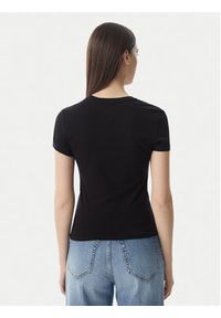 Tommy Jeans T-Shirt Ess Logo DW0DW23479 Czarny Slim Fit. Kolor: czarny. Materiał: bawełna #4