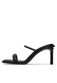 Calvin Klein Klapki Padded Curved Stil Slide 70 HW0HW01992 Czarny. Kolor: czarny. Materiał: skóra #6