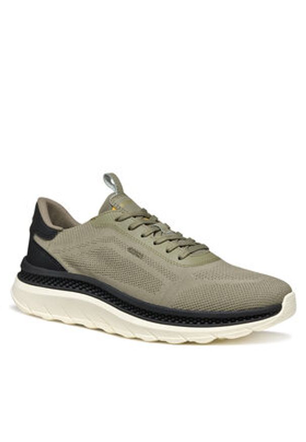 Geox Sneakersy U Spherica Actif X U55GQA 0006K C3016 Khaki. Kolor: brązowy. Materiał: materiał