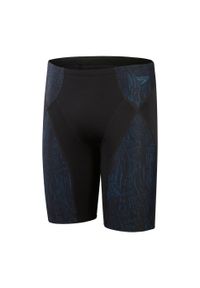 Kąpielówki męskie spodenki kąpielowe Speedo End Max Compress. Kolor: wielokolorowy, czarny, niebieski