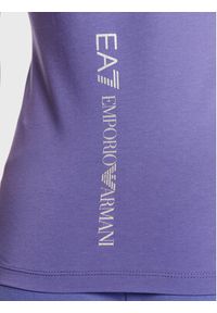 EA7 Emporio Armani T-Shirt 8NTT66 TJFKZ 1532 Fioletowy Slim Fit. Kolor: fioletowy. Materiał: bawełna #3