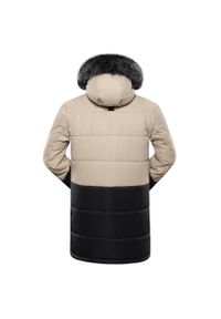 ALPINE PRO - Kurtka uniwersalna męska Alpine Pro MJCB625010. Typ kołnierza: kaptur. Kolor: czarny, beżowy, wielokolorowy. Materiał: syntetyk. Długość: długie. Sport: turystyka piesza #2