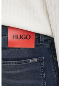 Hugo jeansy męskie. Kolor: niebieski #3