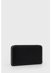 Trussardi Jeans - Trussardi portfel damski kolor czarny. Kolor: czarny. Materiał: materiał. Wzór: gładki #2