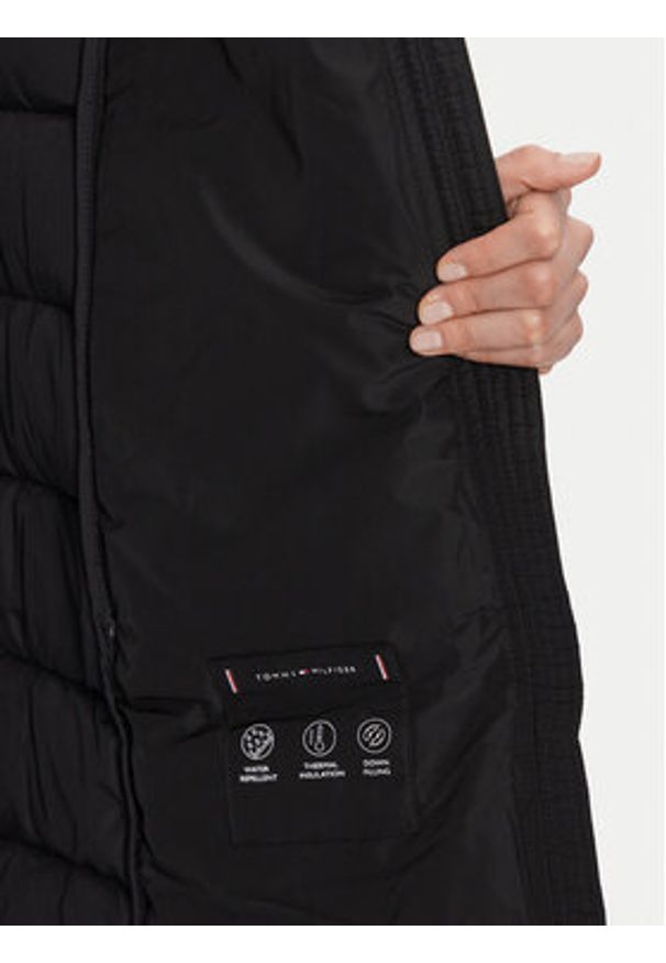 TOMMY HILFIGER - Tommy Hilfiger Kurtka puchowa Heritage WW0WW43234 Czarny Regular Fit. Kolor: czarny. Materiał: syntetyk
