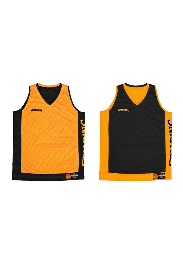 SPALDING - Koszulka koszykarska Spalding Reversible Tanktop Dwustronna. Kolor: pomarańczowy