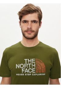 The North Face T-Shirt Rust 2 NF0A87NW Zielony Regular Fit. Kolor: zielony. Materiał: bawełna #7