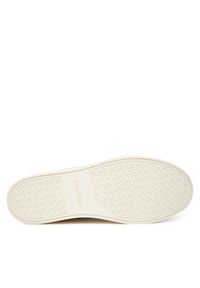 Calvin Klein Sneakersy Clean Cup Low Laceup Perf Lth HM0HM01870 Biały. Kolor: biały. Materiał: skóra #5