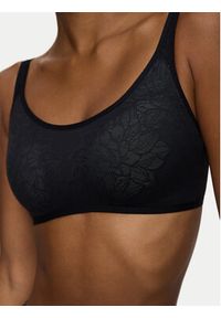 Triumph Biustonosz top Fit Smart 10202460 Czarny. Kolor: czarny. Materiał: syntetyk