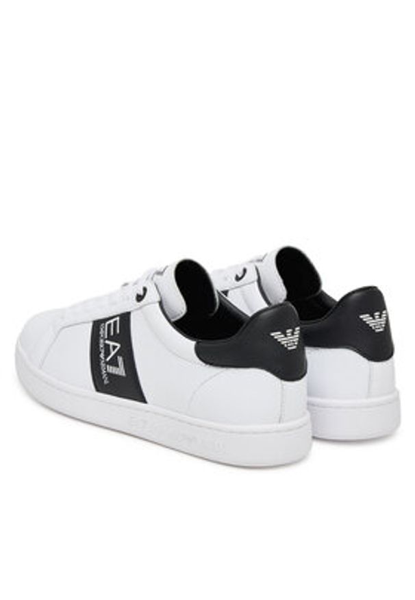 EA7 Emporio Armani Sneakersy 7X000332 AF10848 MZ021 Biały. Kolor: biały. Materiał: skóra