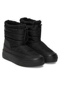 Calvin Klein Sneakersy Vulc Flatf Snowboot Nylon Mix Mg YW0YW01977 Czarny. Kolor: czarny. Materiał: materiał #6