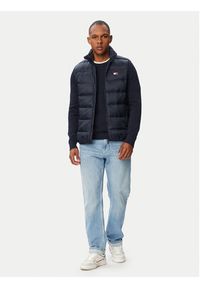 Tommy Jeans Kamizelka DM0DM23232 Granatowy Regular Fit. Kolor: niebieski. Materiał: syntetyk #3