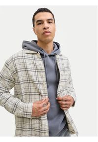 Jack & Jones Koszula York 12283078 Beżowy Relaxed Fit. Kolor: beżowy. Materiał: bawełna #6