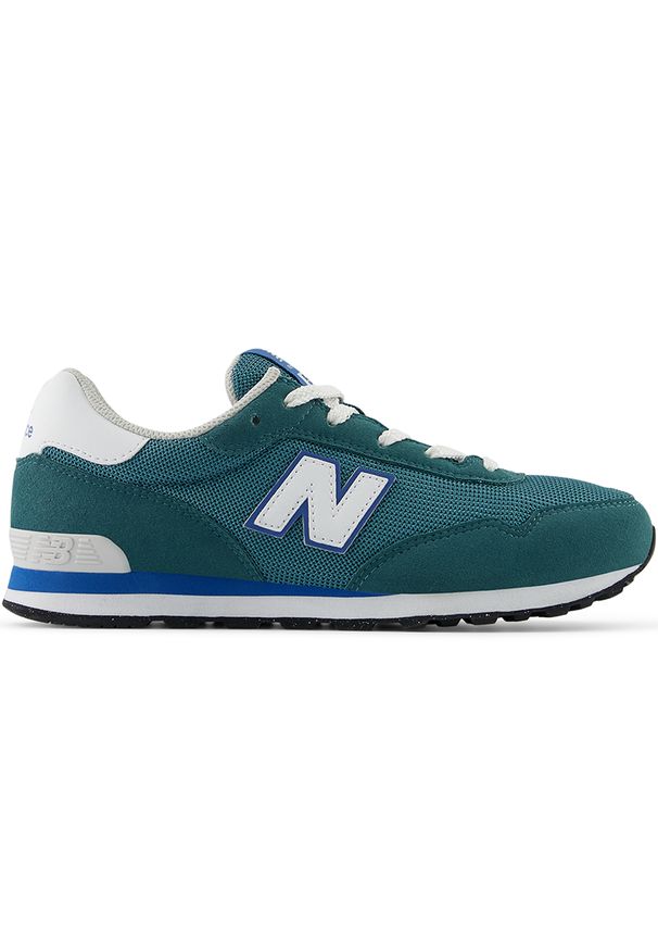 Buty dziecięce New Balance GC515BG – zielone. Okazja: na uczelnię, na co dzień. Kolor: zielony. Materiał: syntetyk, materiał. Szerokość cholewki: normalna