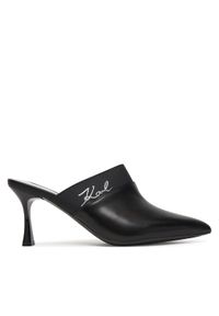 Karl Lagerfeld - KARL LAGERFELD Klapki Sienna KL32701 Czarny. Kolor: czarny. Materiał: skóra #1