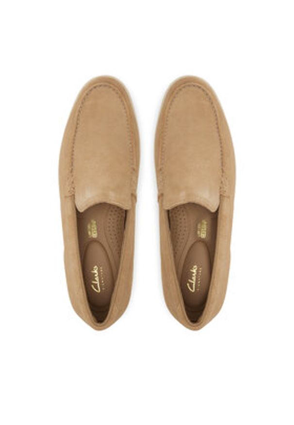 Clarks Mokasyny Torford Easy 26180890 Brązowy. Kolor: brązowy. Materiał: zamsz, skóra